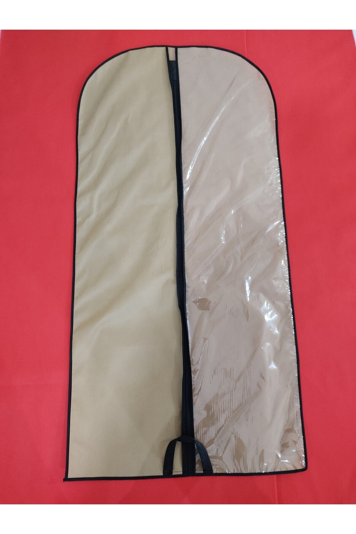 Tunik Koruyucu Kılıf , Tunik Taşıma Kılıfı, 64*130 Cm, Bej renk