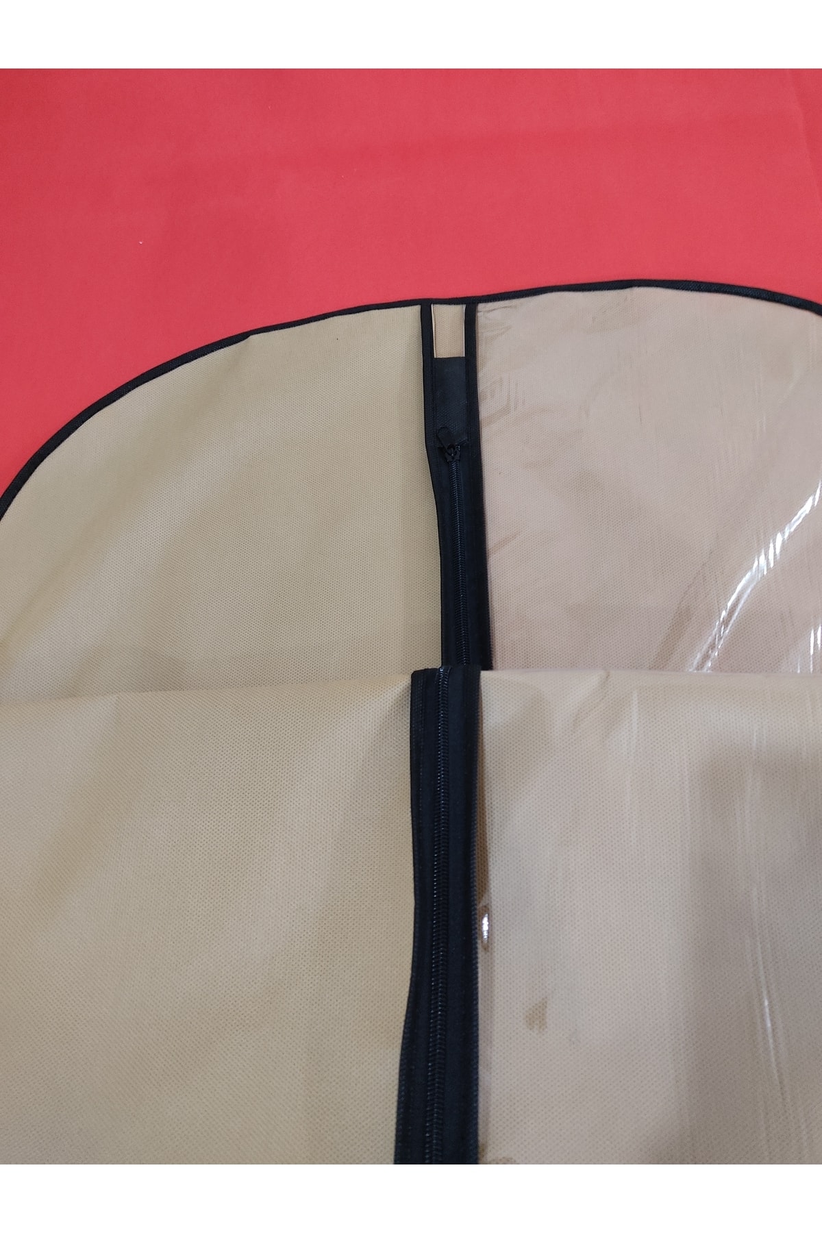 Tunik Koruyucu Kılıf , Tunik Taşıma Kılıfı, 64*130 Cm, Bej renk