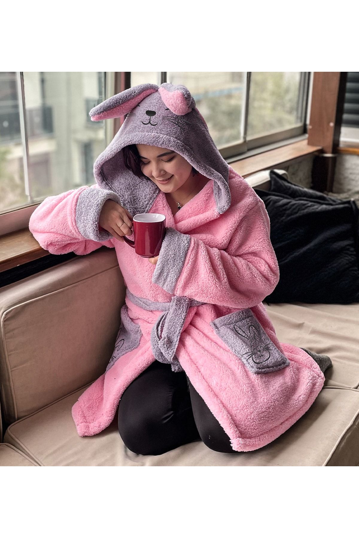 Girls sherpa dressing discount gown
