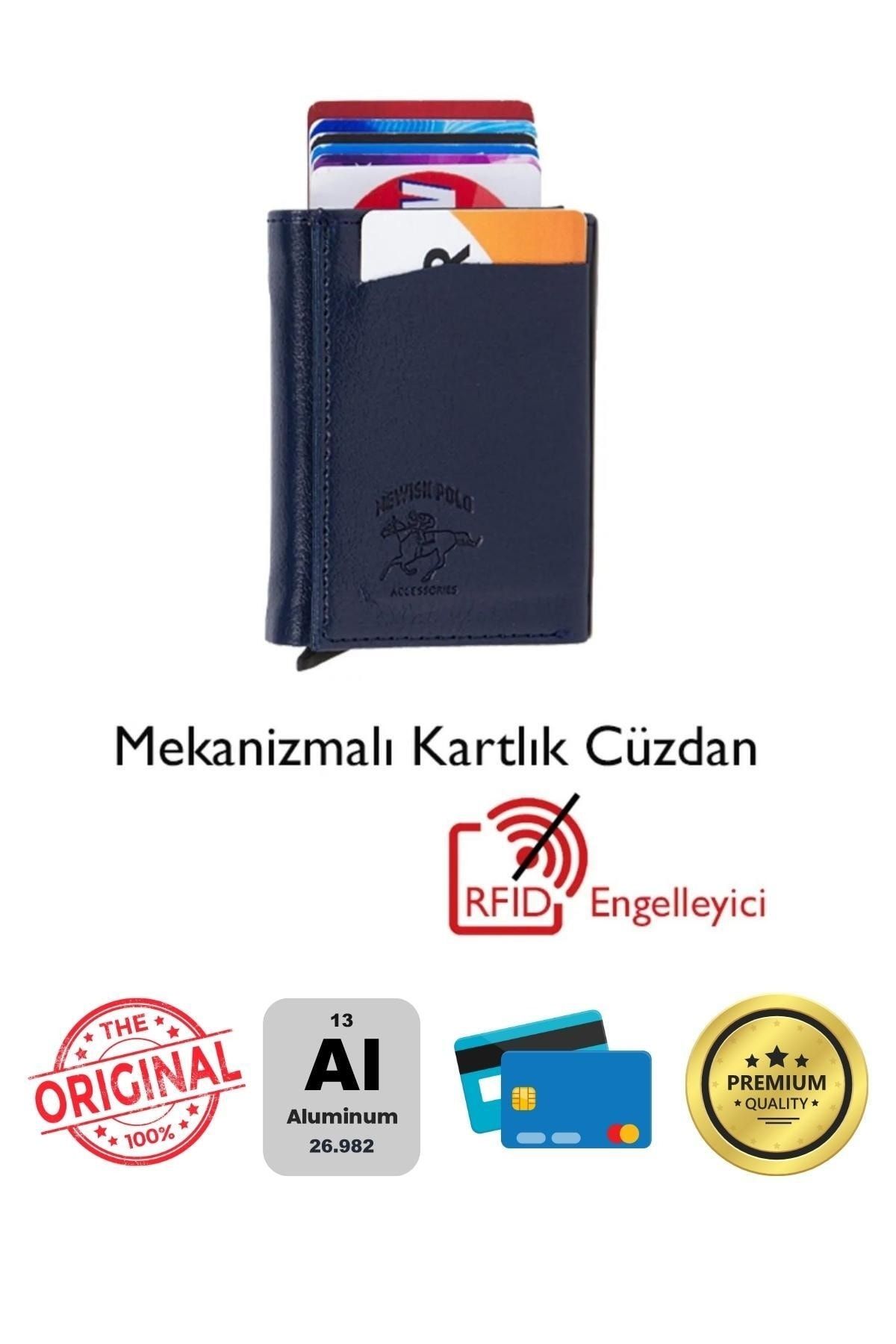 کارت دار مردانه و زنانه ADELINA یونیسکس NAVY MARCHANSMA اورجینال Newish