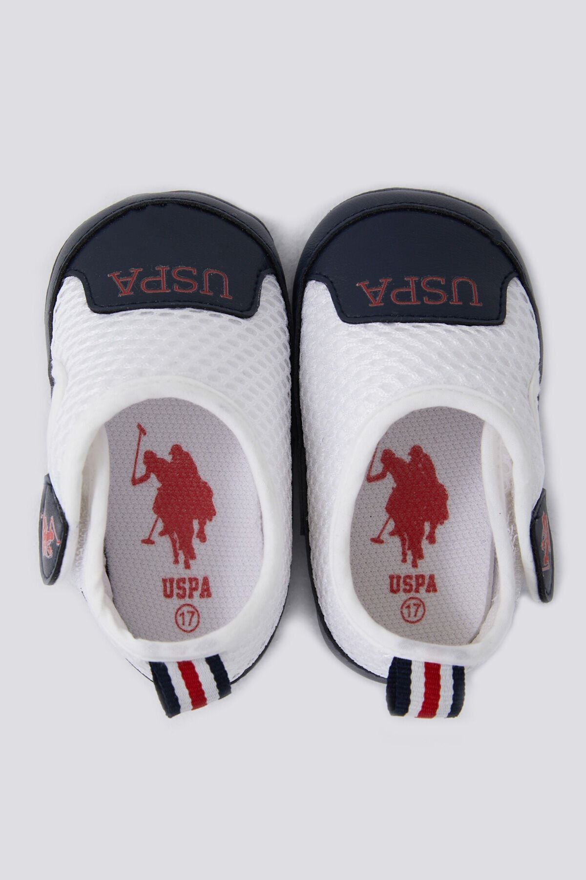 پاتیک خاکستری پسرانه و دخترانه بچگانه کفش خال اورجینال U.S. Polo Assn.