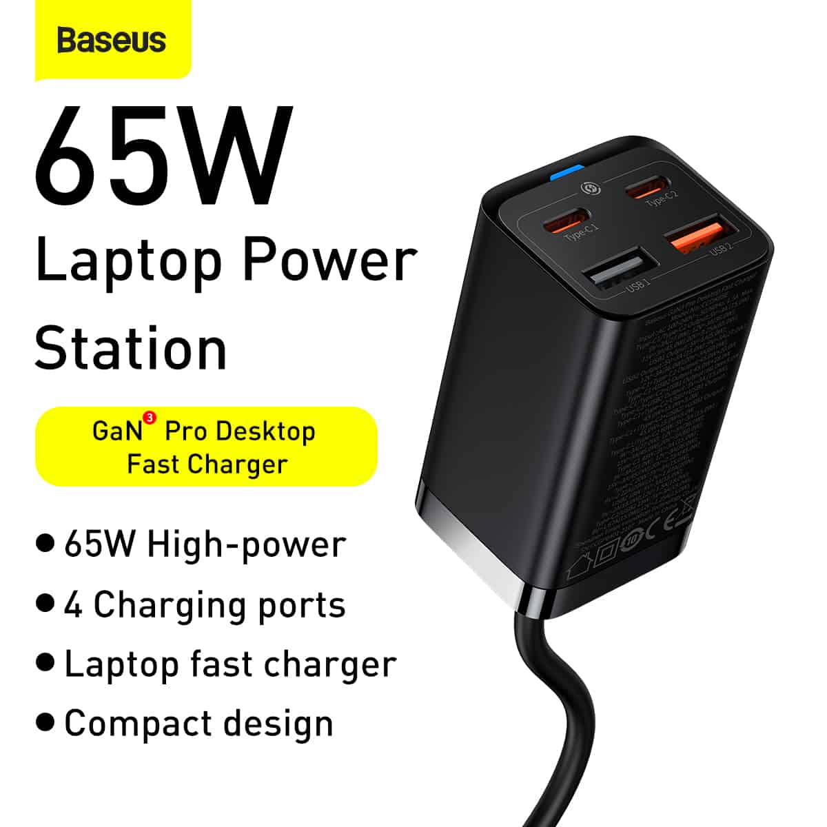 Baseus Gan3 Pro 65W Masaüstü Şarj Cihazı Fiyatı