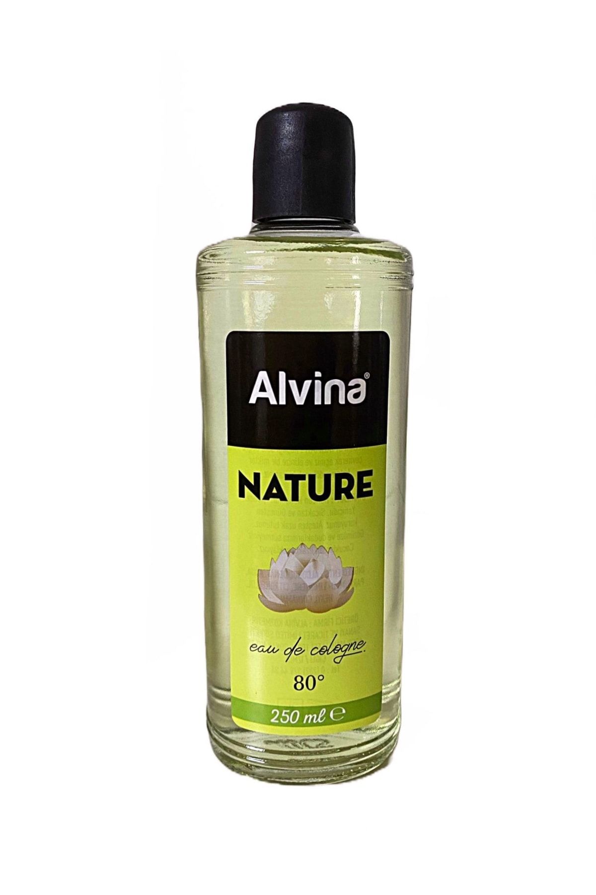 کلن طبیعت 250 میل بطری شیشه ای 80 درجه آلوینا Alvina