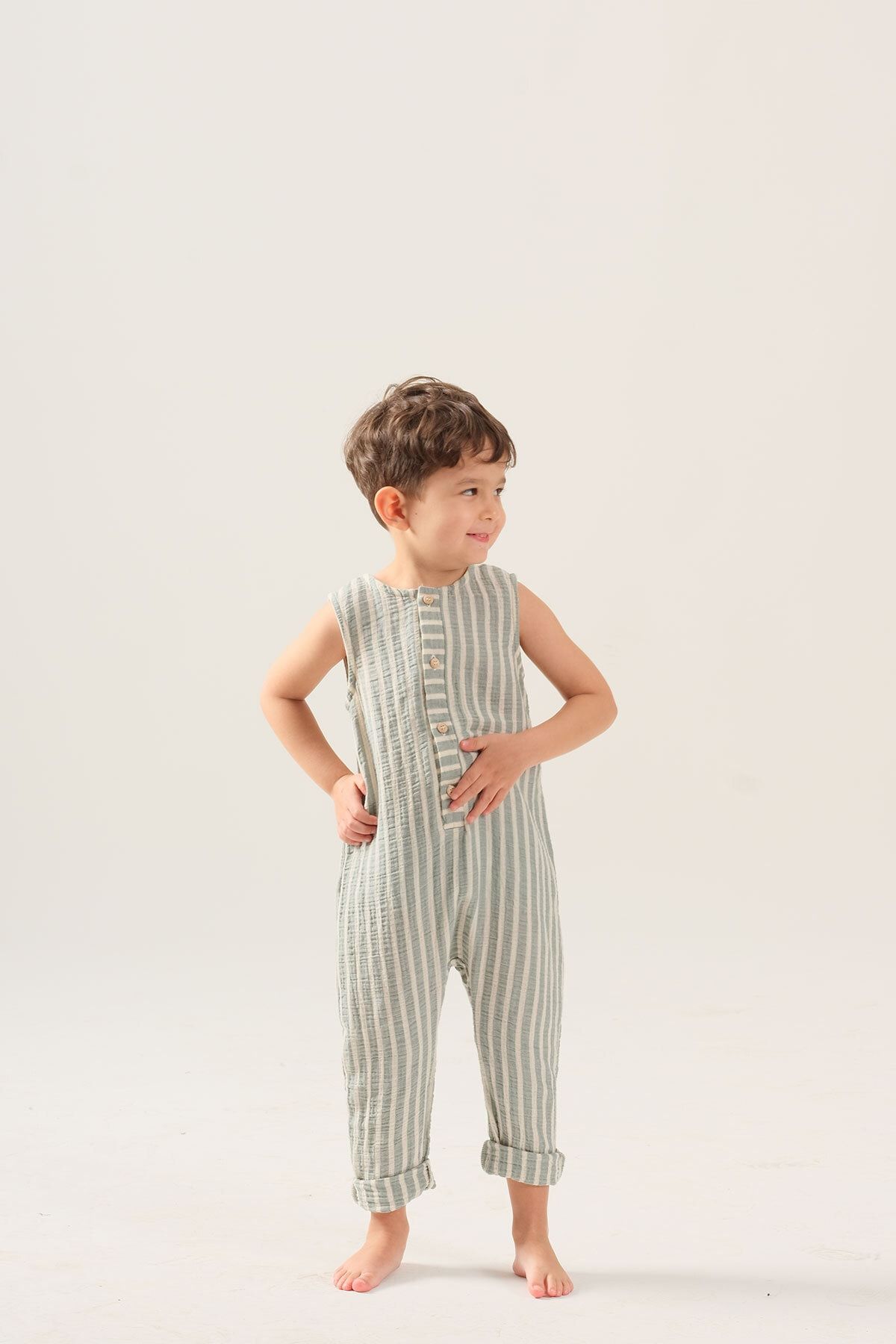 Striped 2025 jumpsuit kids