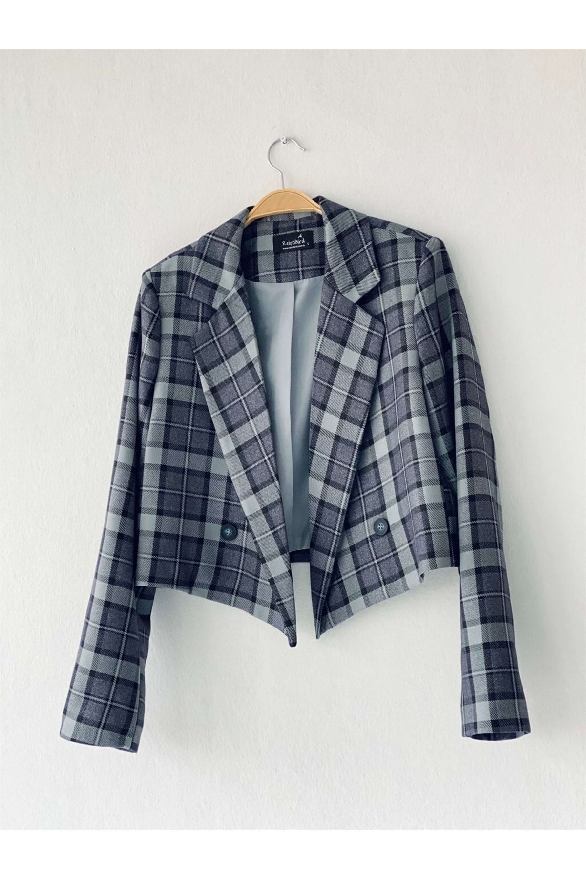 Blue outlet short blazer
