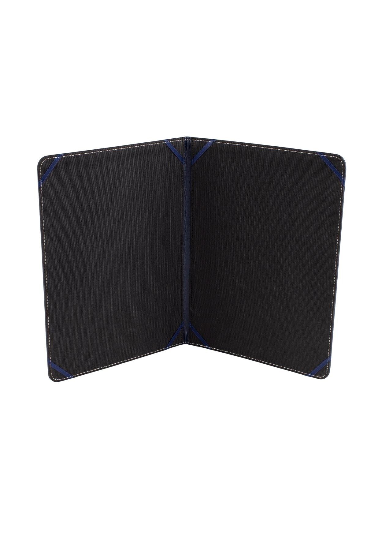 2K-Artificial Leather Diploma and Certificate Case Suitable for 23x32 Cm A4 Sizes. Navy Blue 2