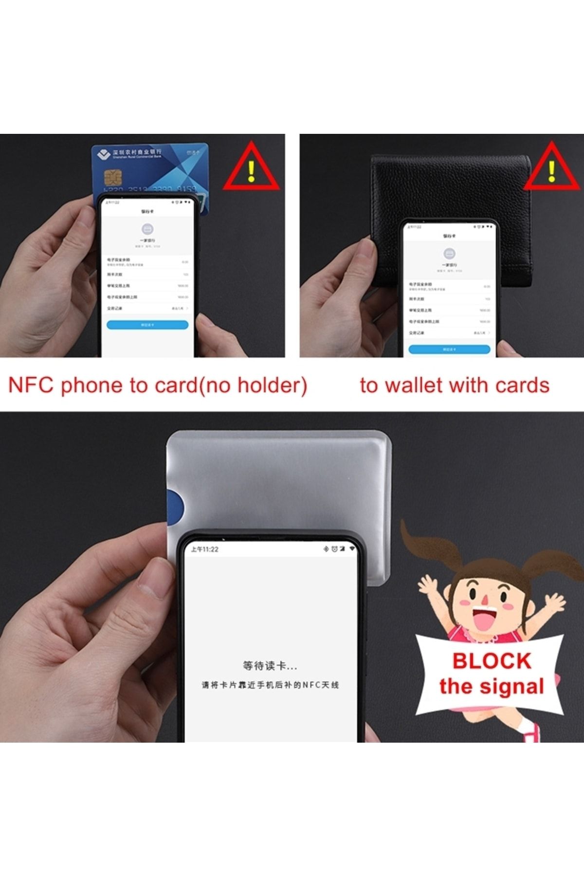 KdrElektronik-Signal Interceptor Blocker Male Female Credit Card Protector Bank Card Signal Interceptor 4