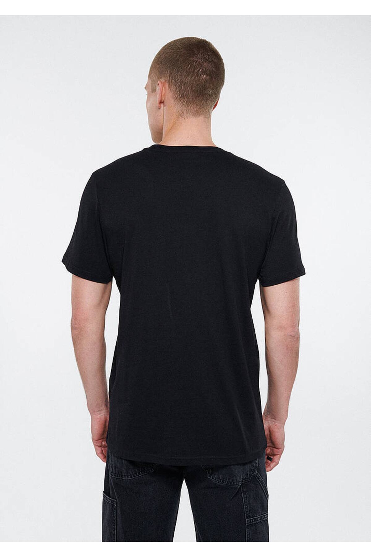 تیشرت مردانه مشکی ماویMavi | 66841 اورجینال - تصویر 2