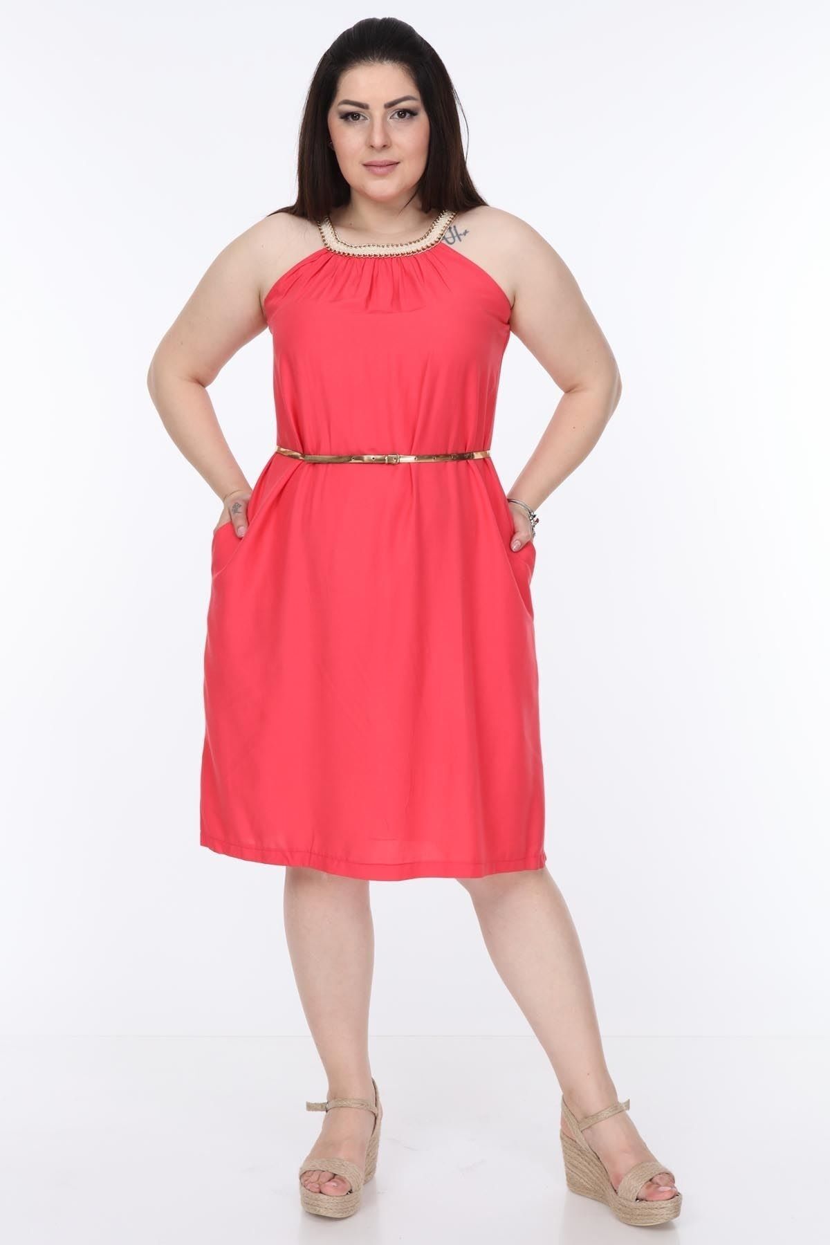 Coral plus new arrivals size dress
