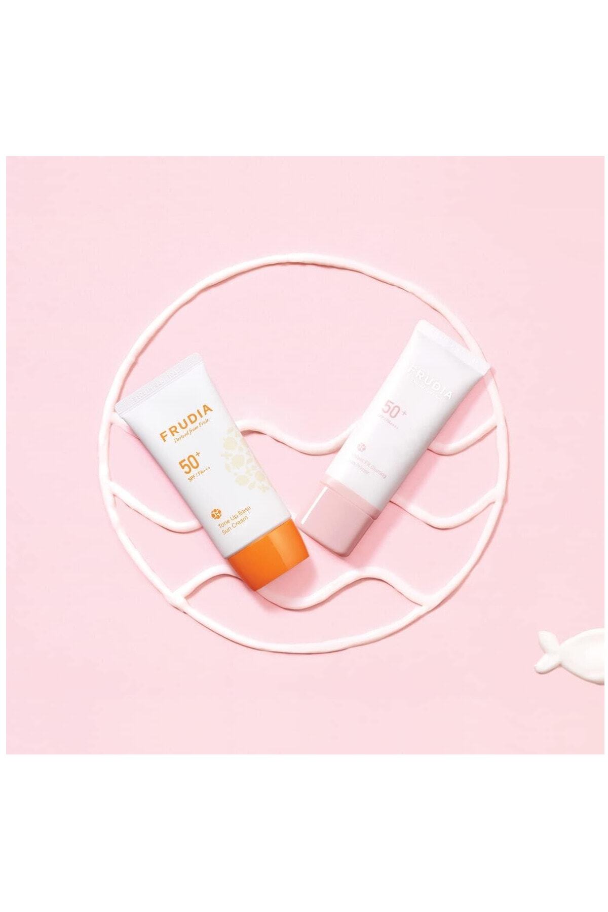 Frudia Tone Up Base Sun Cream Aydınlatıcı Renk Eşitleyici Günlük Güneş ...