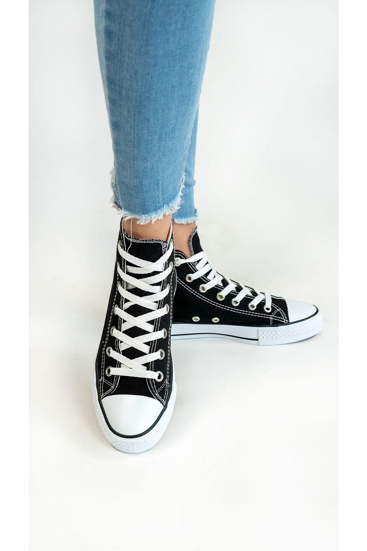 Converse haute jean hot sale