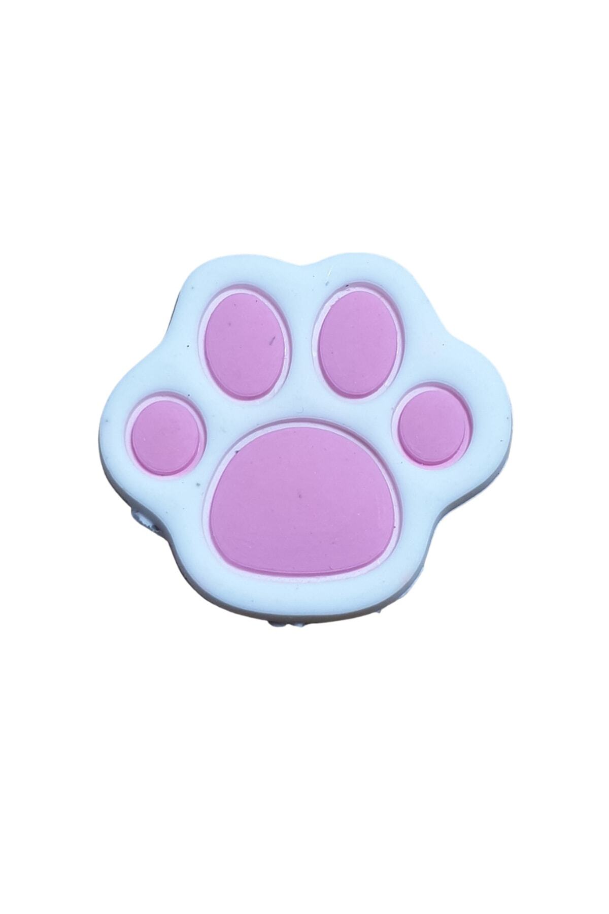 Kawai White Paw Brooch-badge