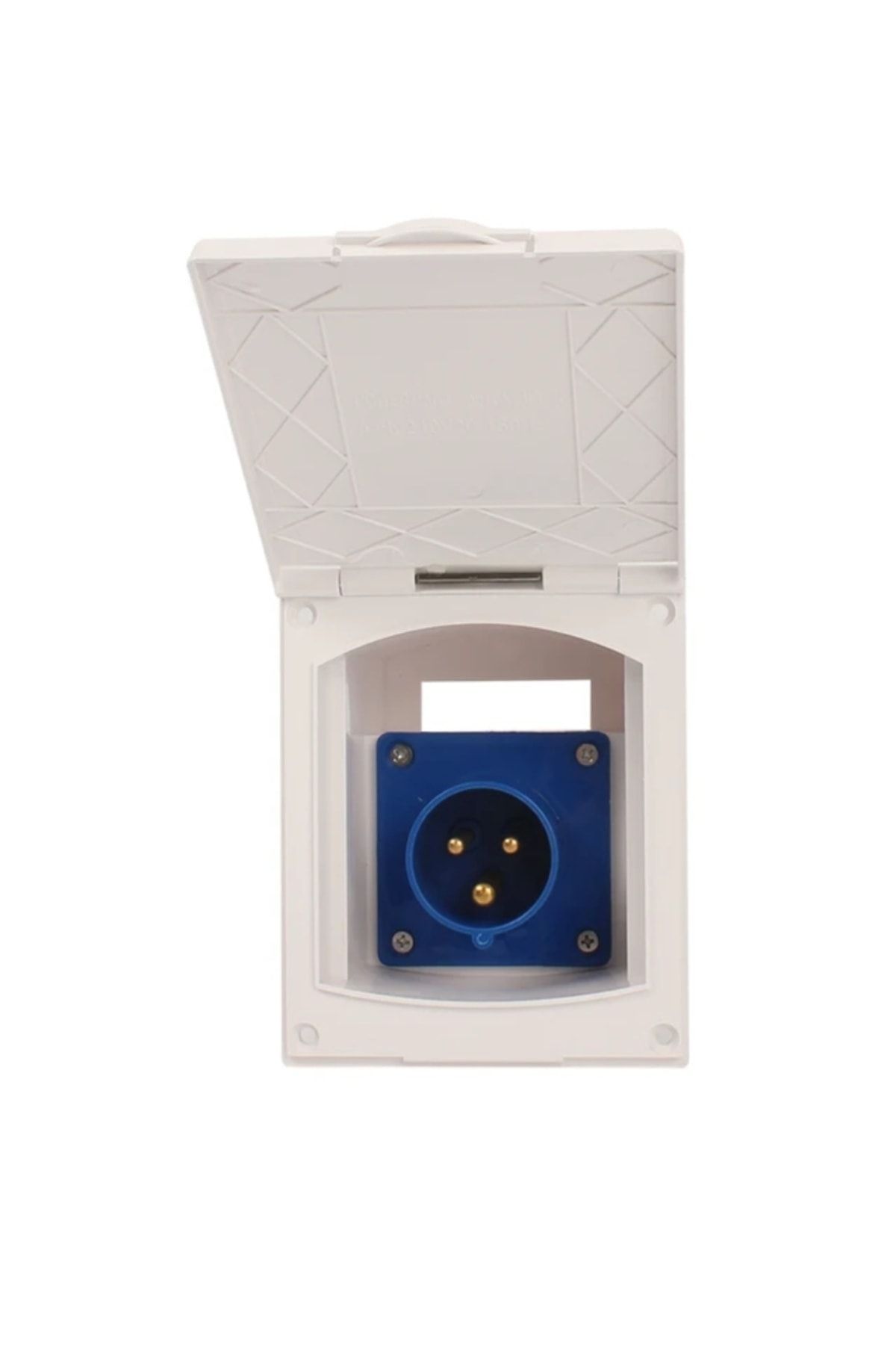 REVEX-16a Caravan External Electrical Input Set White 220v Waterproof 3
