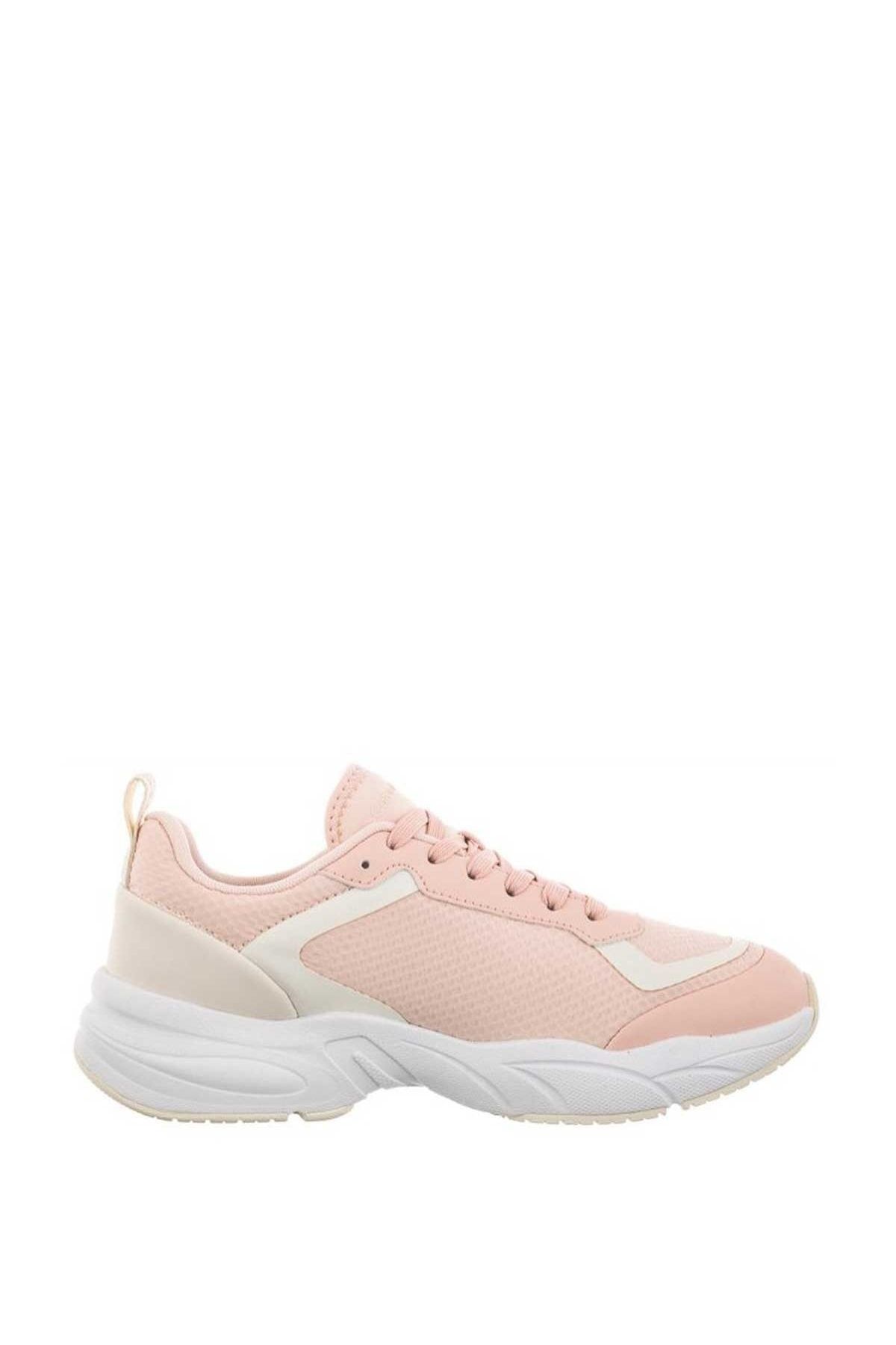 Calvin Klein Retro Damskie Tenisówki - Satynowe Na Siateczkowych Butach Runner Yw0yw00946 Kobieta - 40