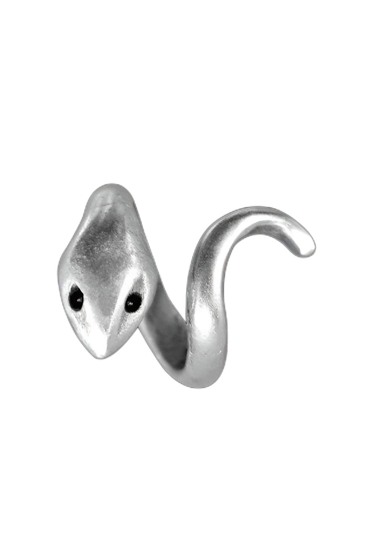 Troia Design Özel Tasarım Antik Gümüş Yılan Yüzük - 3018