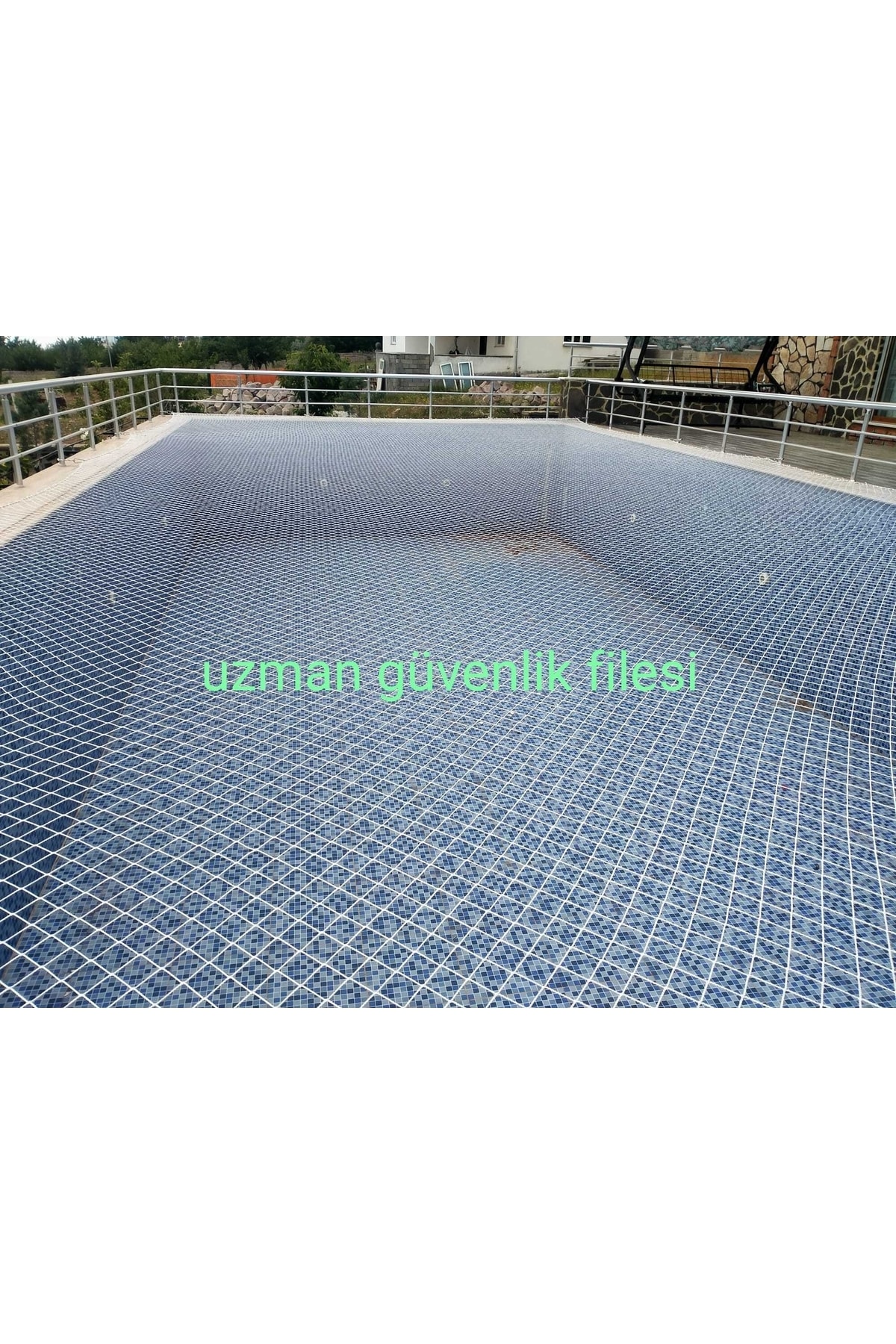 UZMAN İŞ GÜVENLİĞİ 5x10m Havuz Kapama Filesi Havuz Filesi Havuz Güvenlik Filesi Güvenlik Ağı Koruma Ağı