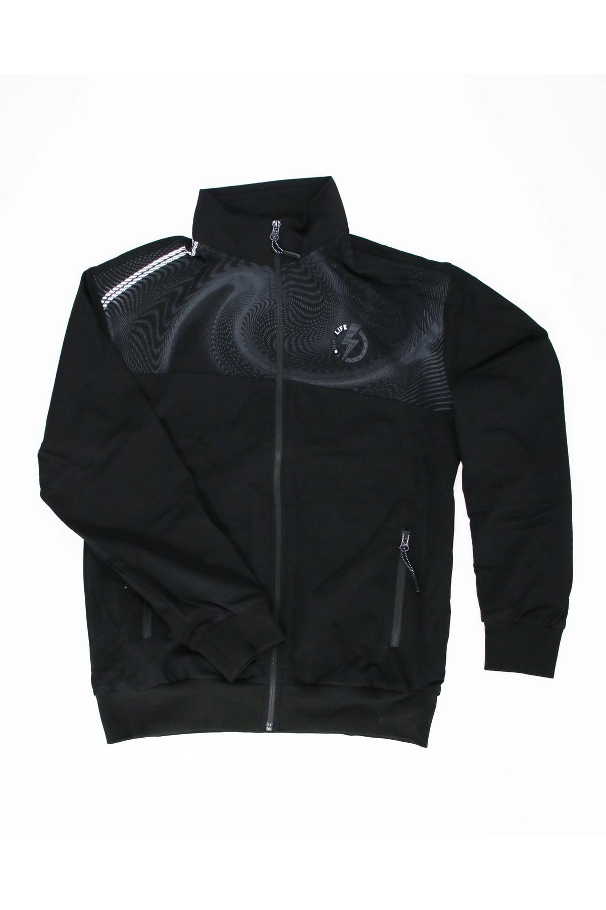 Black tracksuit sale jacket
