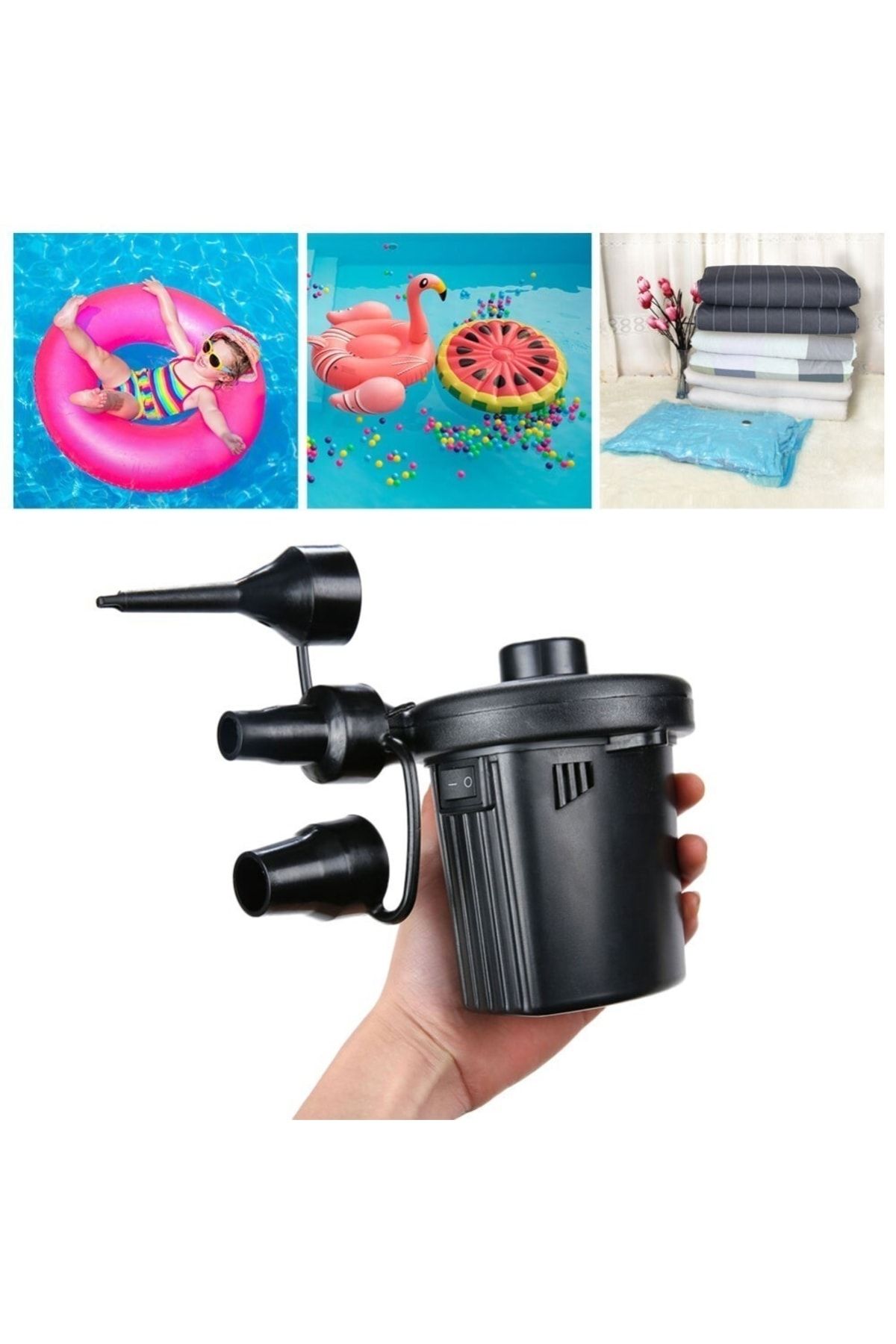 Techno Center-Two-Way 45W Electric Inflation and Deflation Air Pump Suitable for Home Use 3