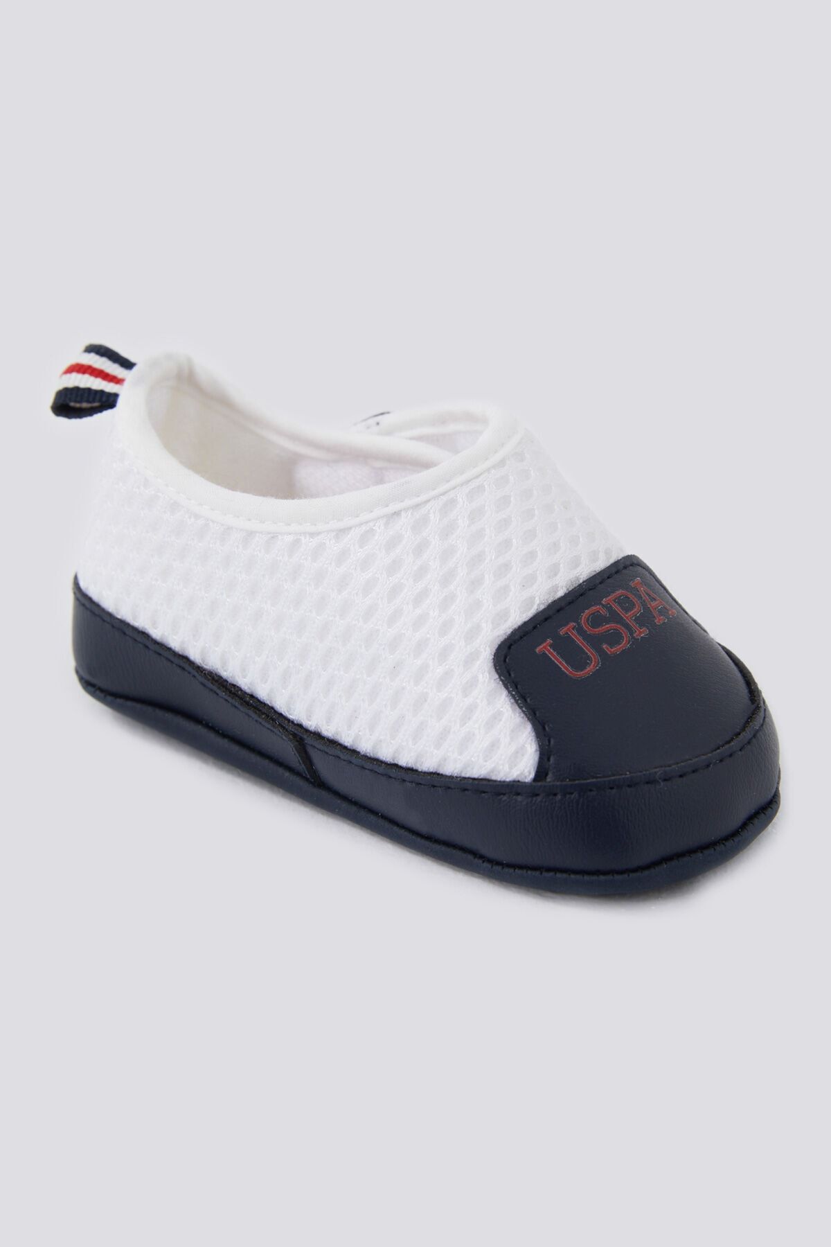 پاتیک خاکستری پسرانه و دخترانه بچگانه کفش خال اورجینال U.S. Polo Assn.