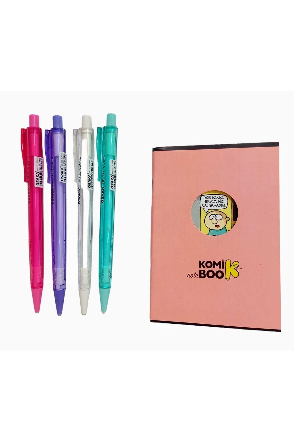 sevgi k rtasiye 4 Piece Versatile 0.7 Lead Pencil Set Funny Book