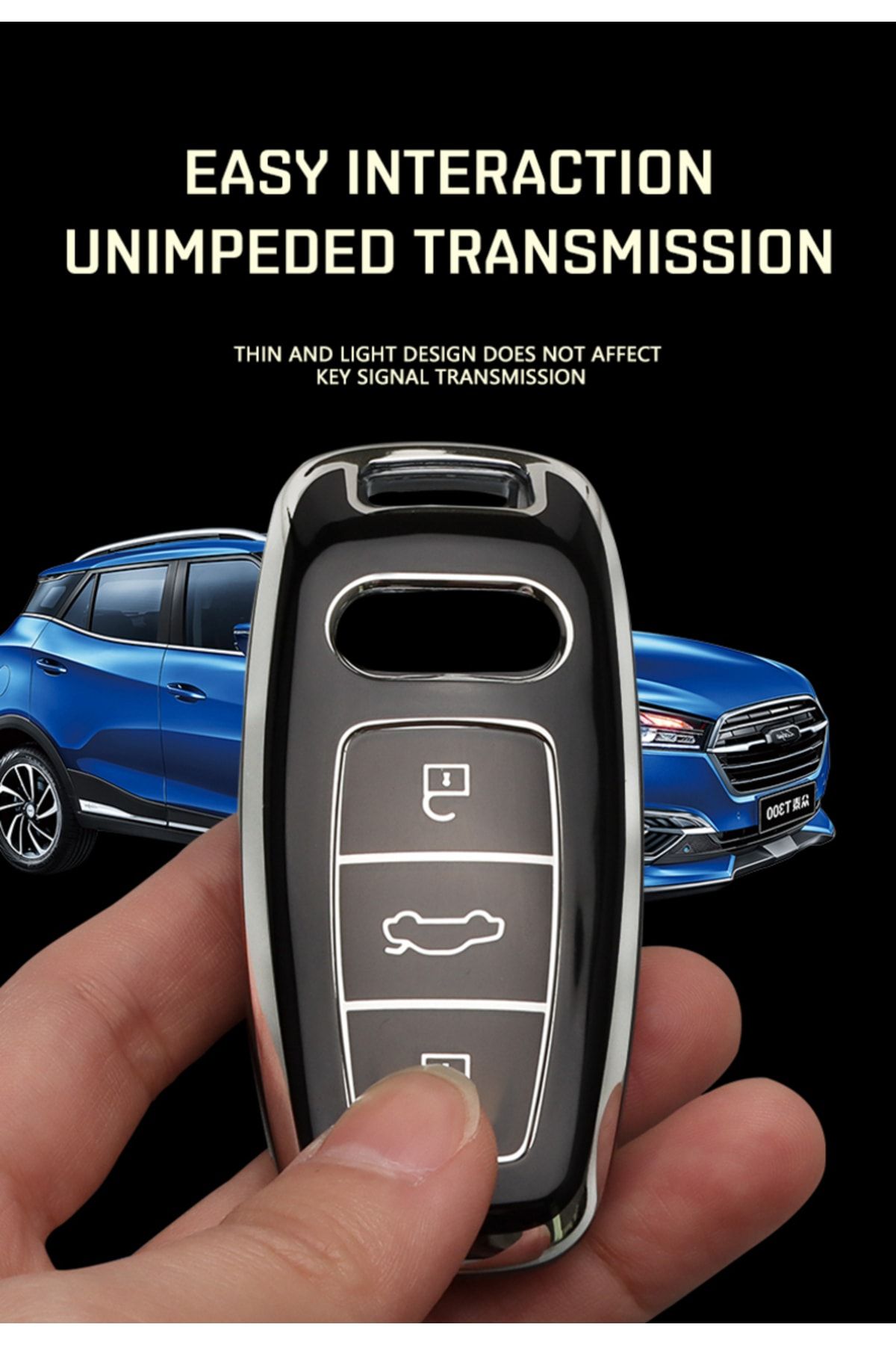 SEGRETO-Audi A6 A7 A8 E-tron Q8 C8 A3 (2019-2020) TPU Ultra Thin Key Case 3