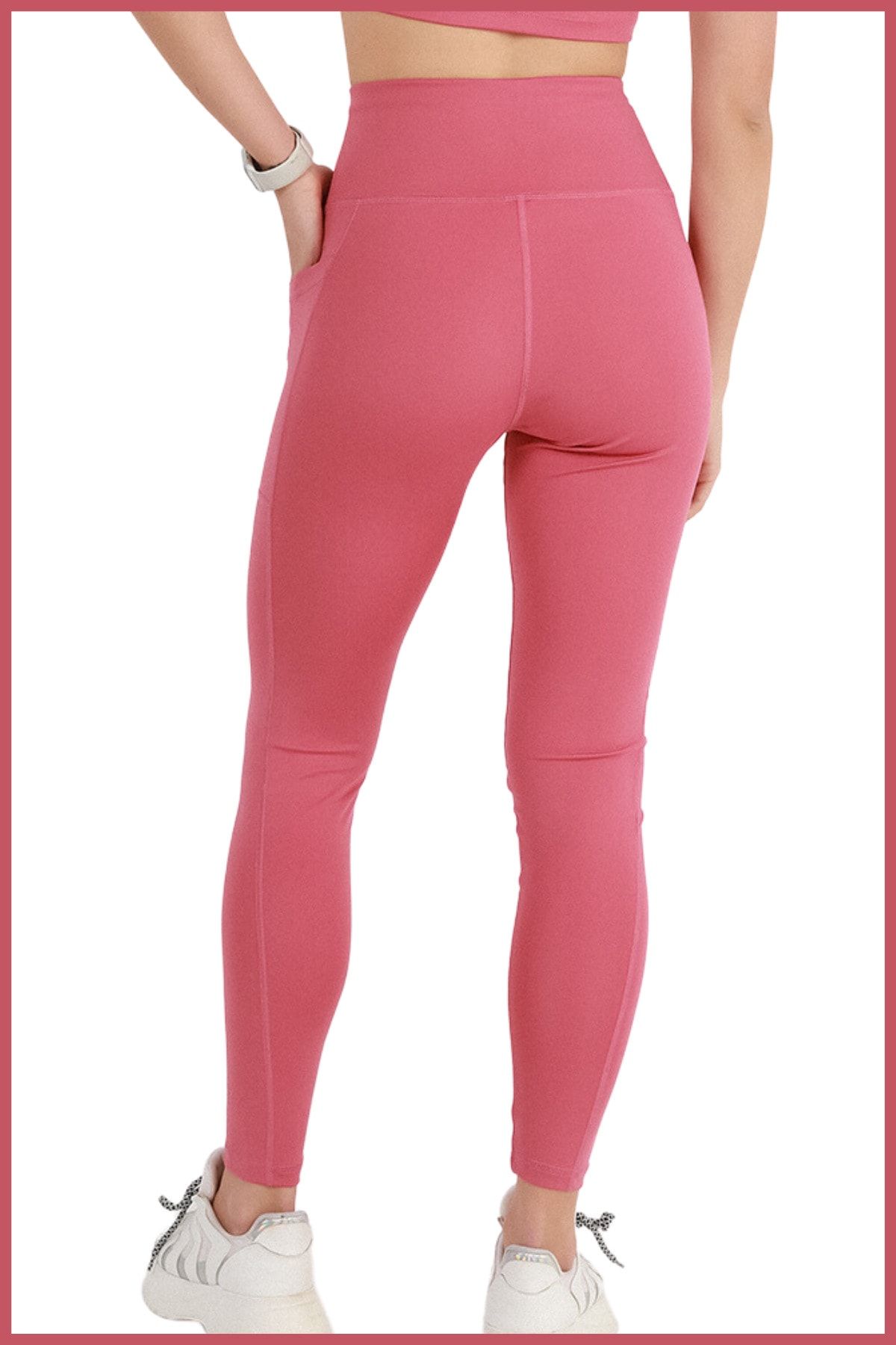 missmaral Sports Leggings Pink High Waist Trendyol
