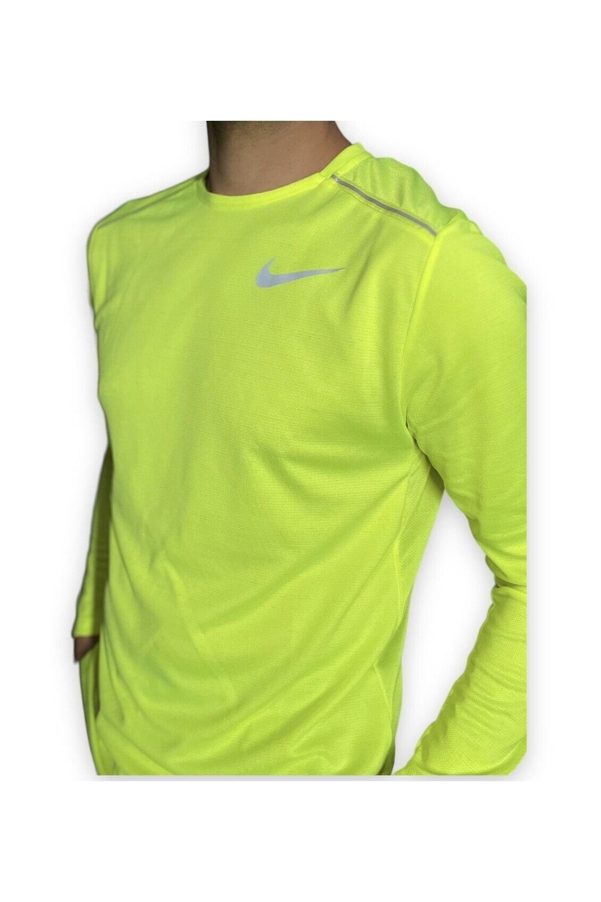 Nike yellow hot sale long sleeve