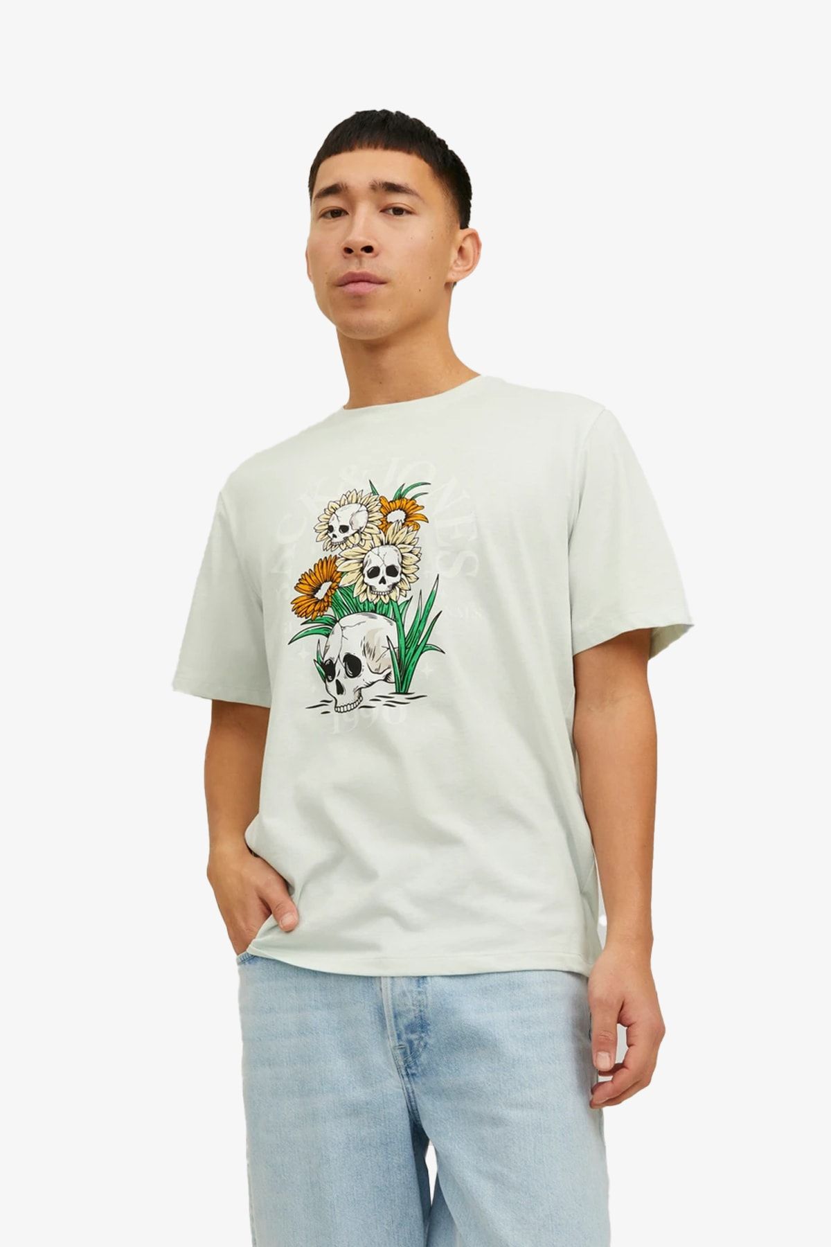تیشرت جک اند جونز 12234309-Pale