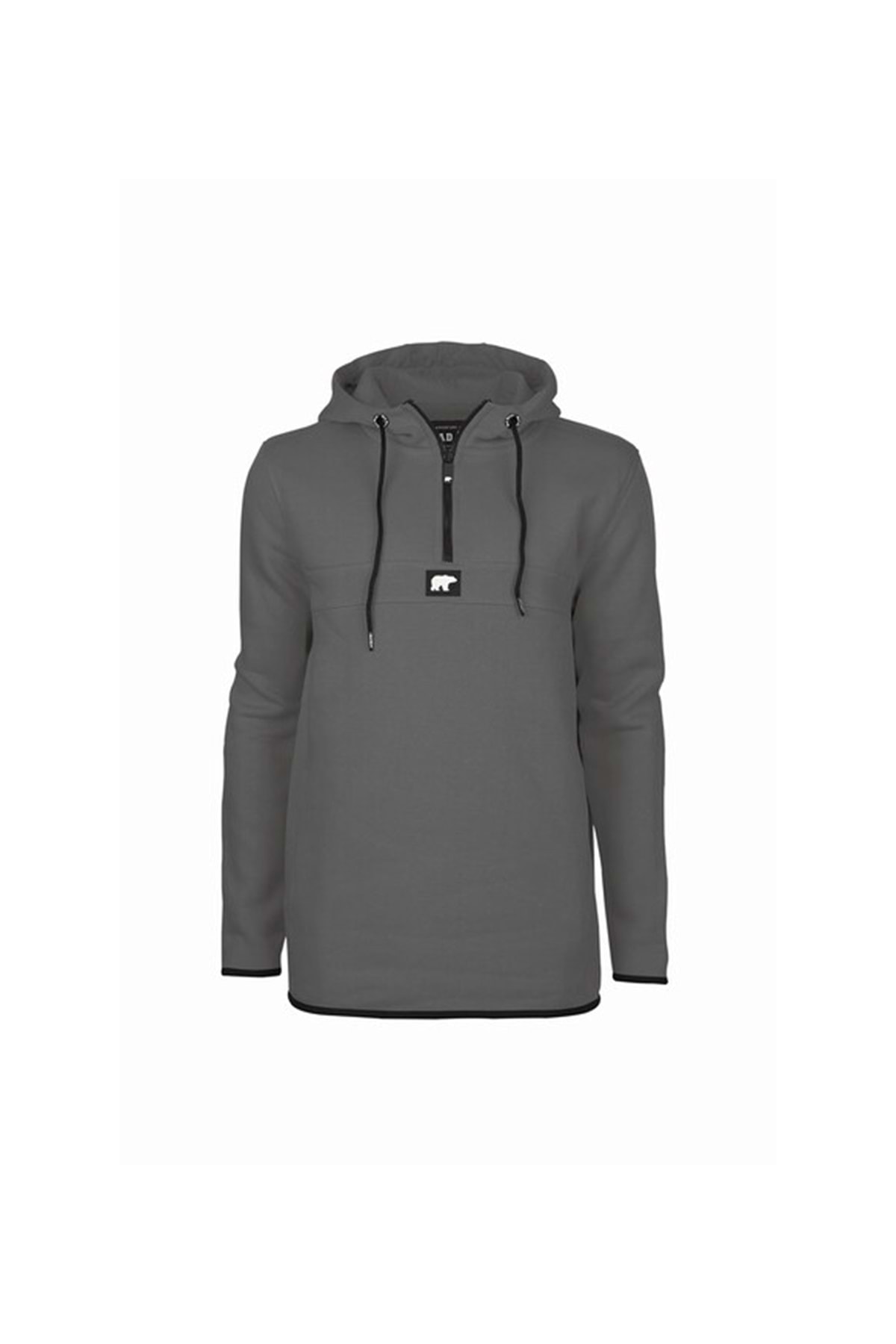 سویشرت مردانه خاکستری بد بیر | ST05354 اورجینال - تصویر 2