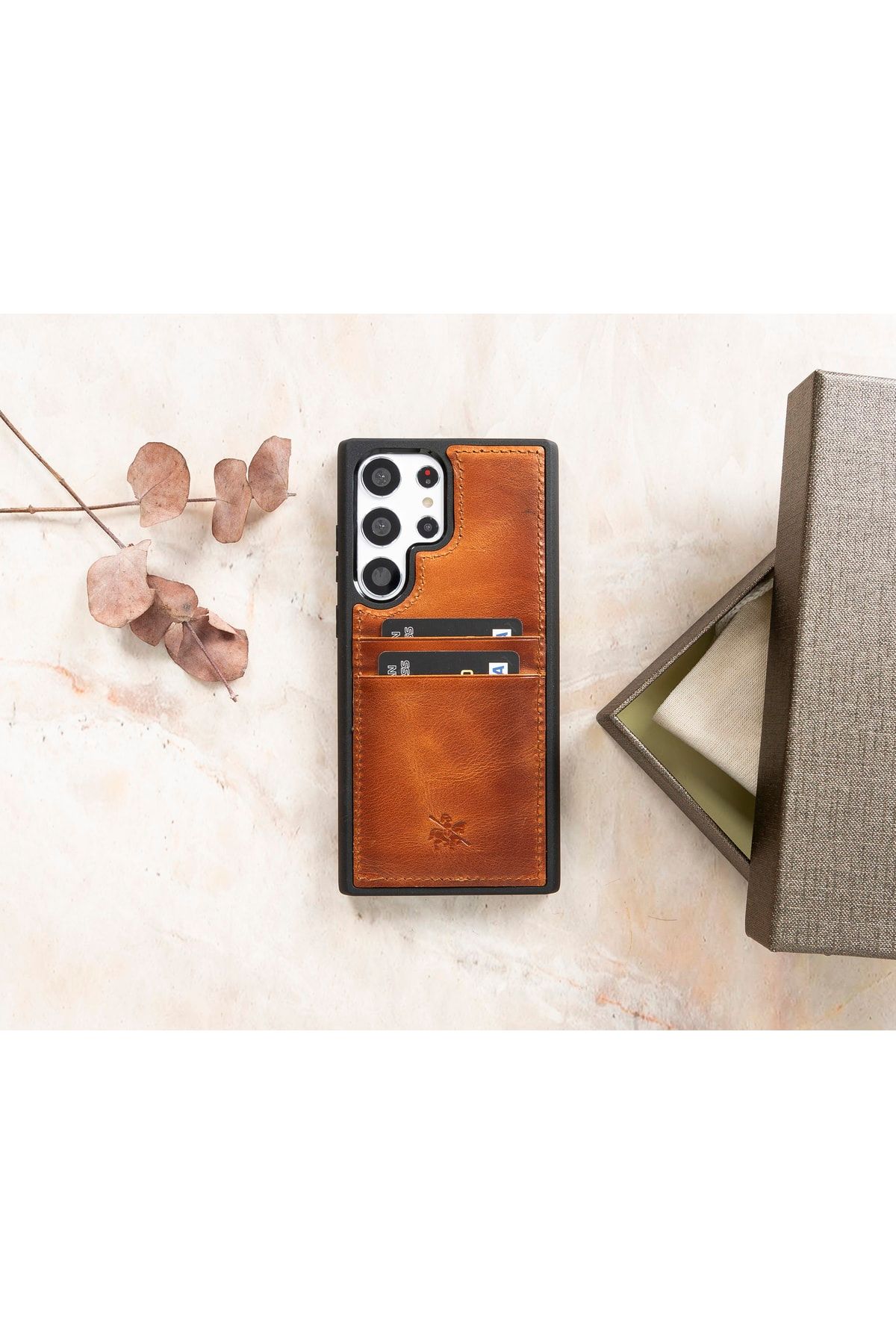 Capri Samsung Galaxy S23 Ultra Leather Snap-On Case with Card Holder -  Venito – Venito Leather