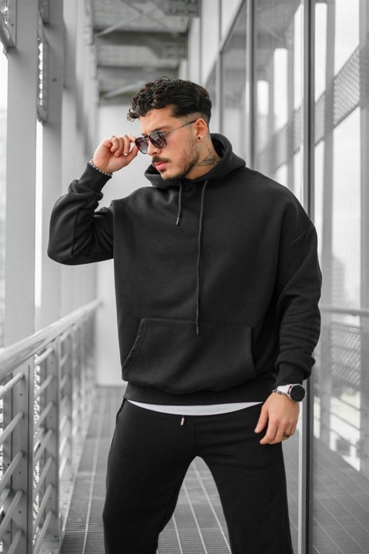Mens 2025 hooded tracksuit