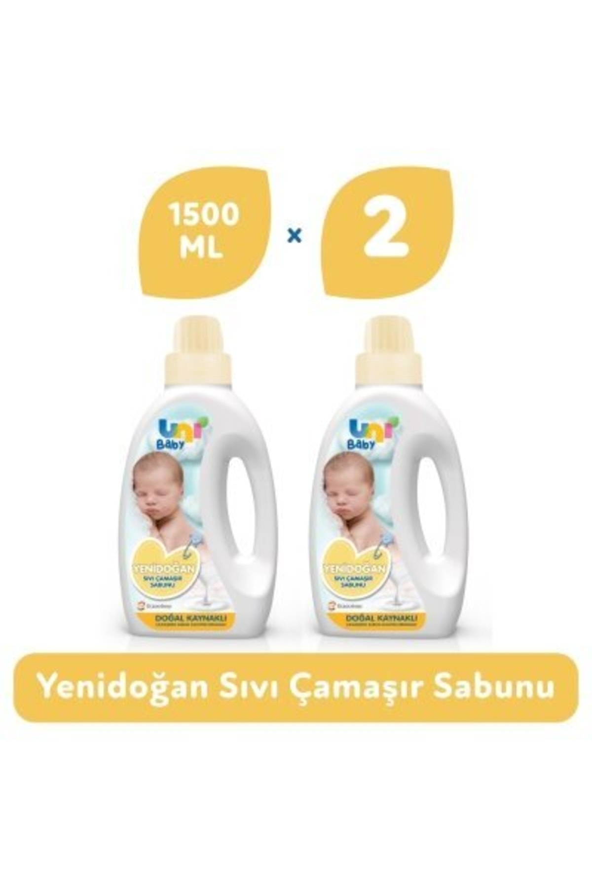 Uni Baby Yenidoğan Çamaşır Sabunu 1500ml 2'li Set