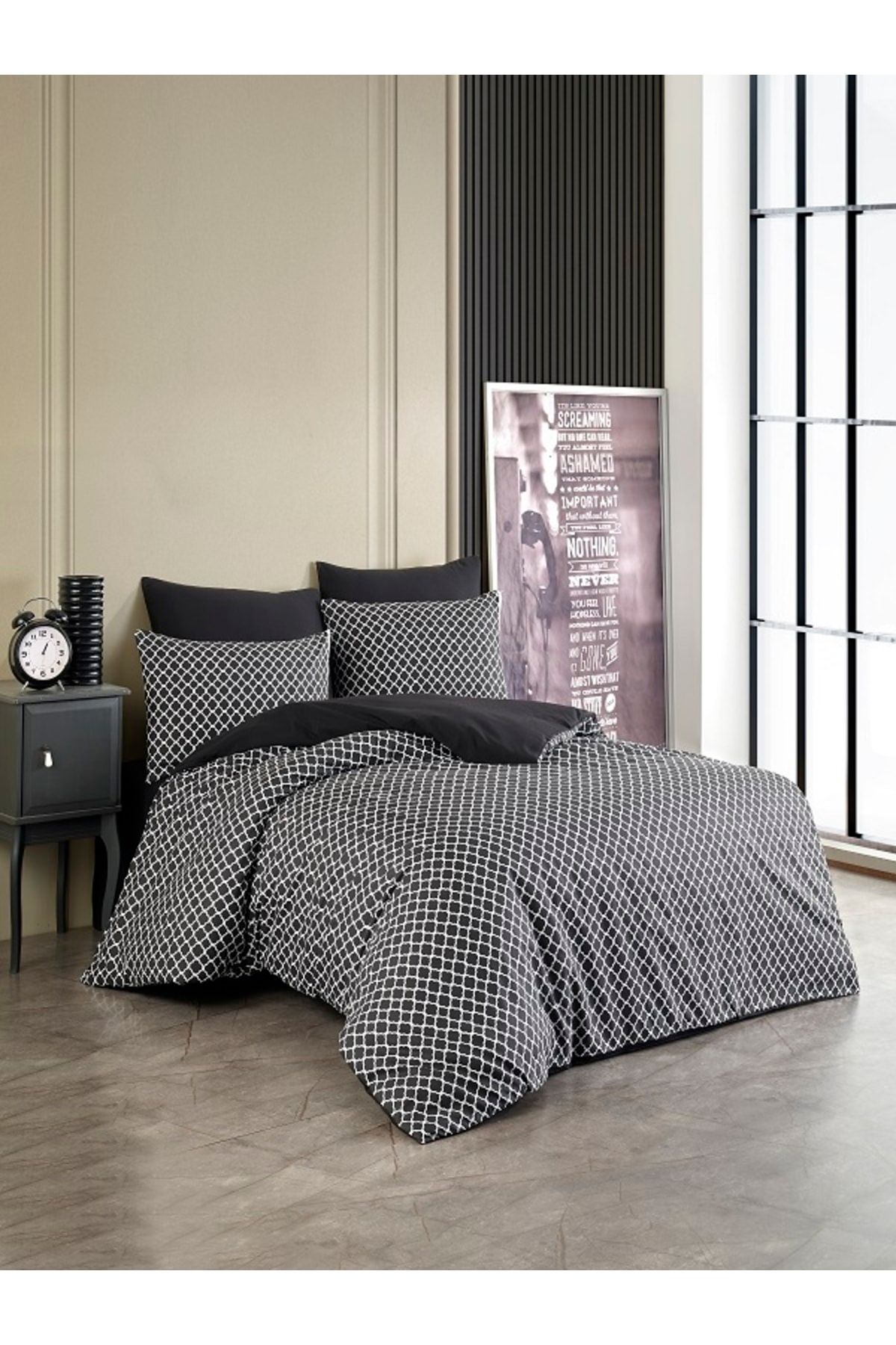 üntaş-Life Damak Double Duvet Cover Set with Double Sided Elastic Sheets Ecdamakçfttift 2