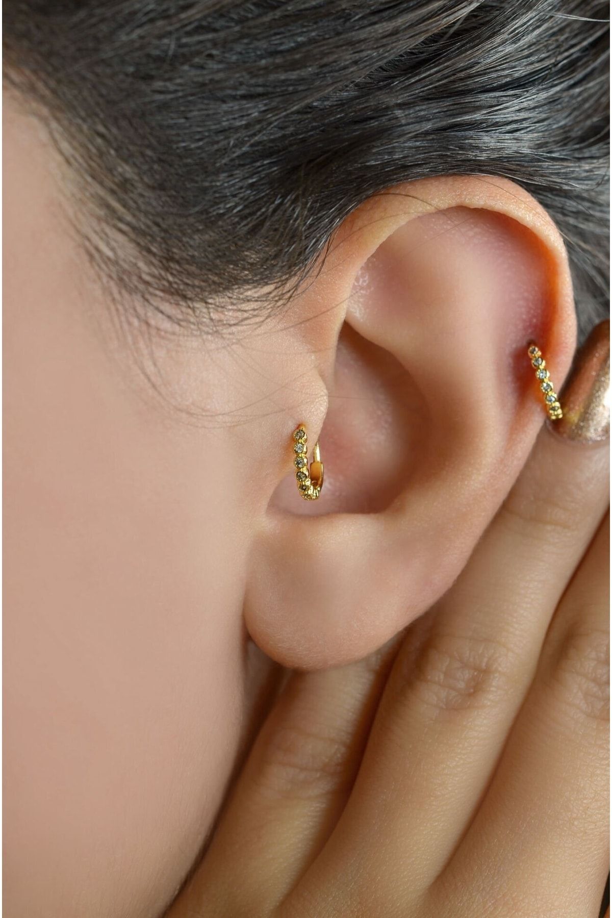 Thin deals tragus earrings