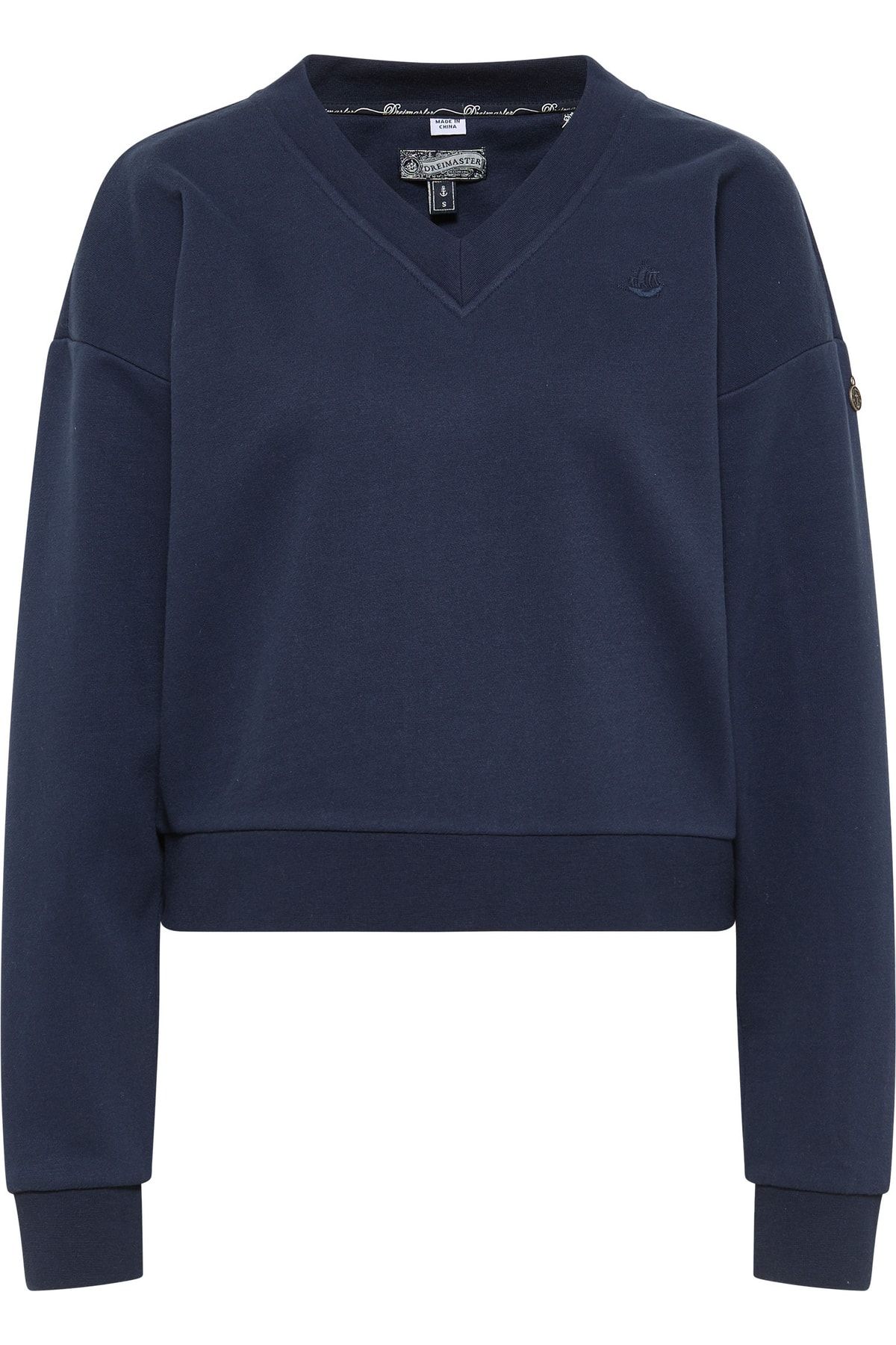 Dreimaster Sweatshirt Dunkelblau Oversized Fast ausverkauft