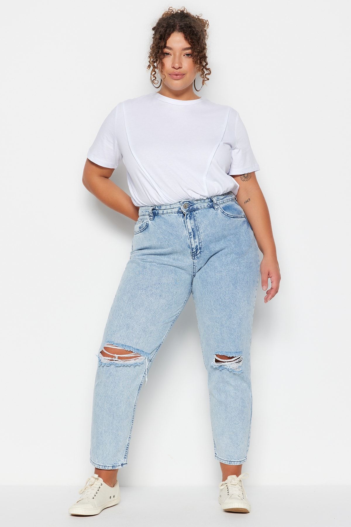 Calça Jeans Stretch Feminina Plus Size 3128 - VESTGRANDE Moda Plus Size