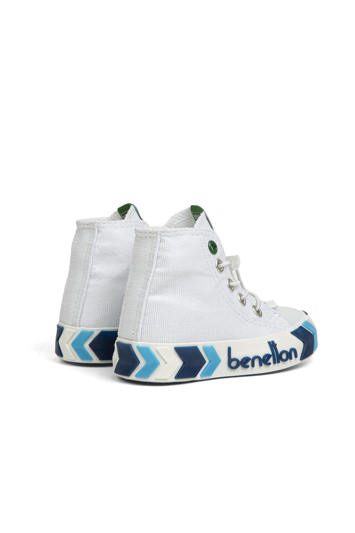 ® | Bn-30646 - 3394 آبی سرمه ای سفید - کفش بچه گانه Benetton اورجینال - تصویر 3