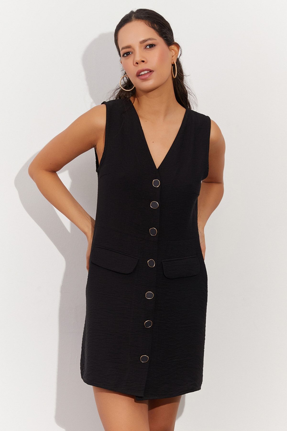 Cool & Sexy Kleid Schwarz Basic Fast ausverkauft