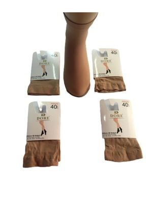 Kadın Micro 40 Soket Ten Çorap 4'lü SOKET01