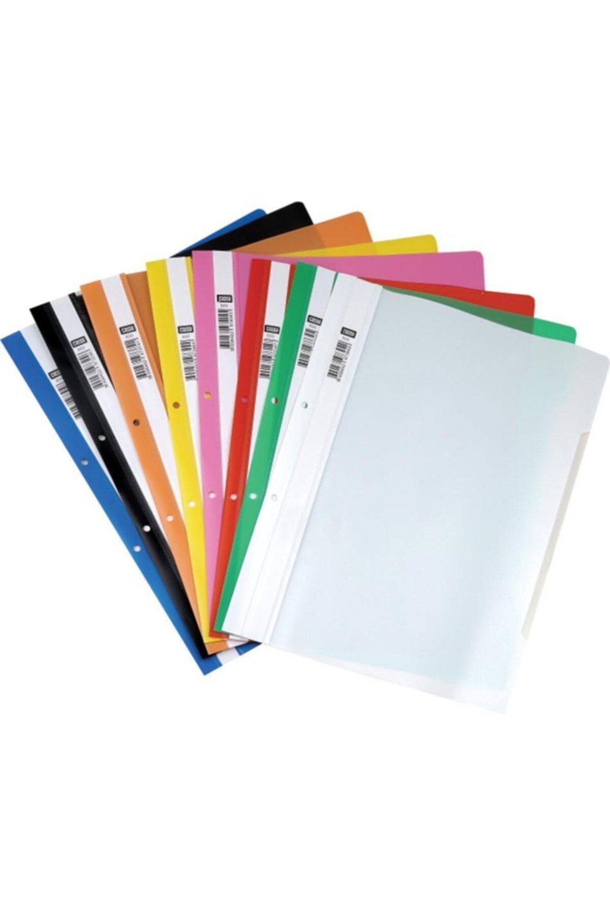 Cassa 7735 Standart Poşet Dosya 10'lu Karışık Renk
