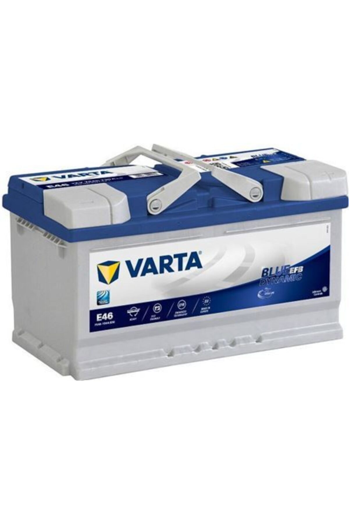 Varta E46 12v 75ah (AMPER) Blue Dynamic Efb Alçak Tip Akü