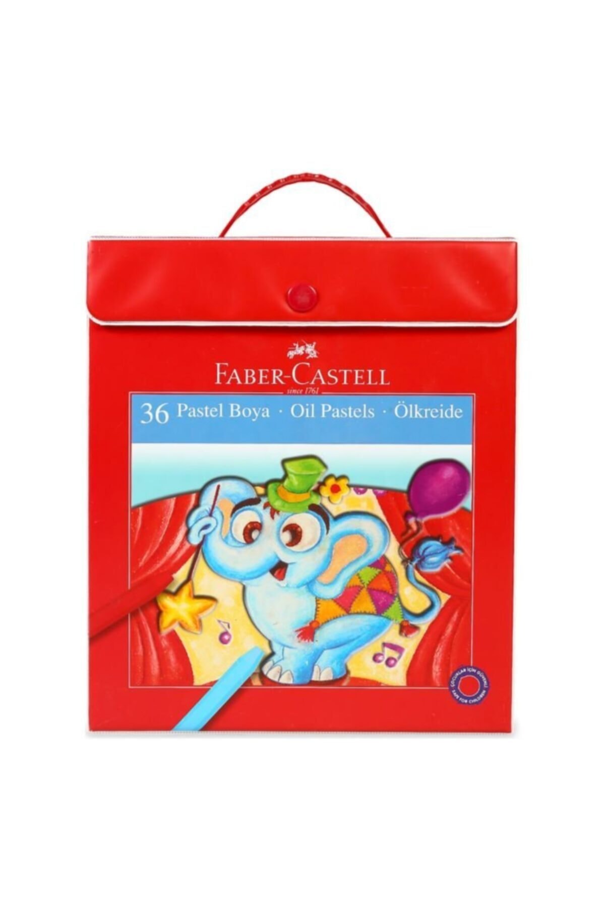 Faber Castell Faber-castell Plastik Çantalı Tutuculu Pastel Boya 36 Renk 8690826126156