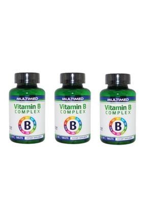 Vitamin B Komplex 120 Tablet B Vitamini Kompleks 3 Kutu b-vit3