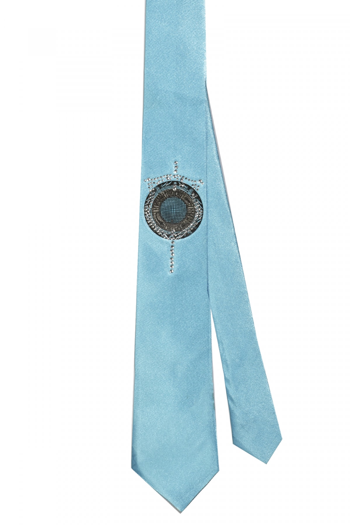 کراوات مردانه آبی DeepSea | TWAEK2107511 اورجینال - تصویر 2