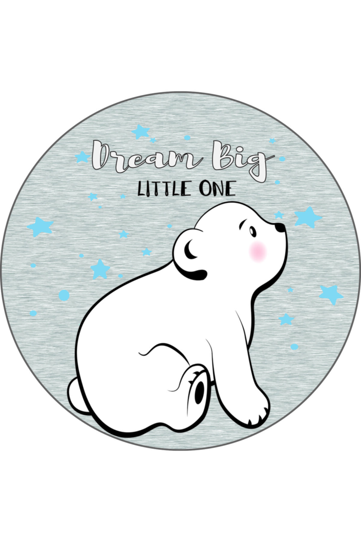 SafeMom Bebek Çocuk Oyun Matı Oyun Halısı Elyaf Dolgulu 90x90 Cm - Little Bear fotoğrafı 3 (önizleme)