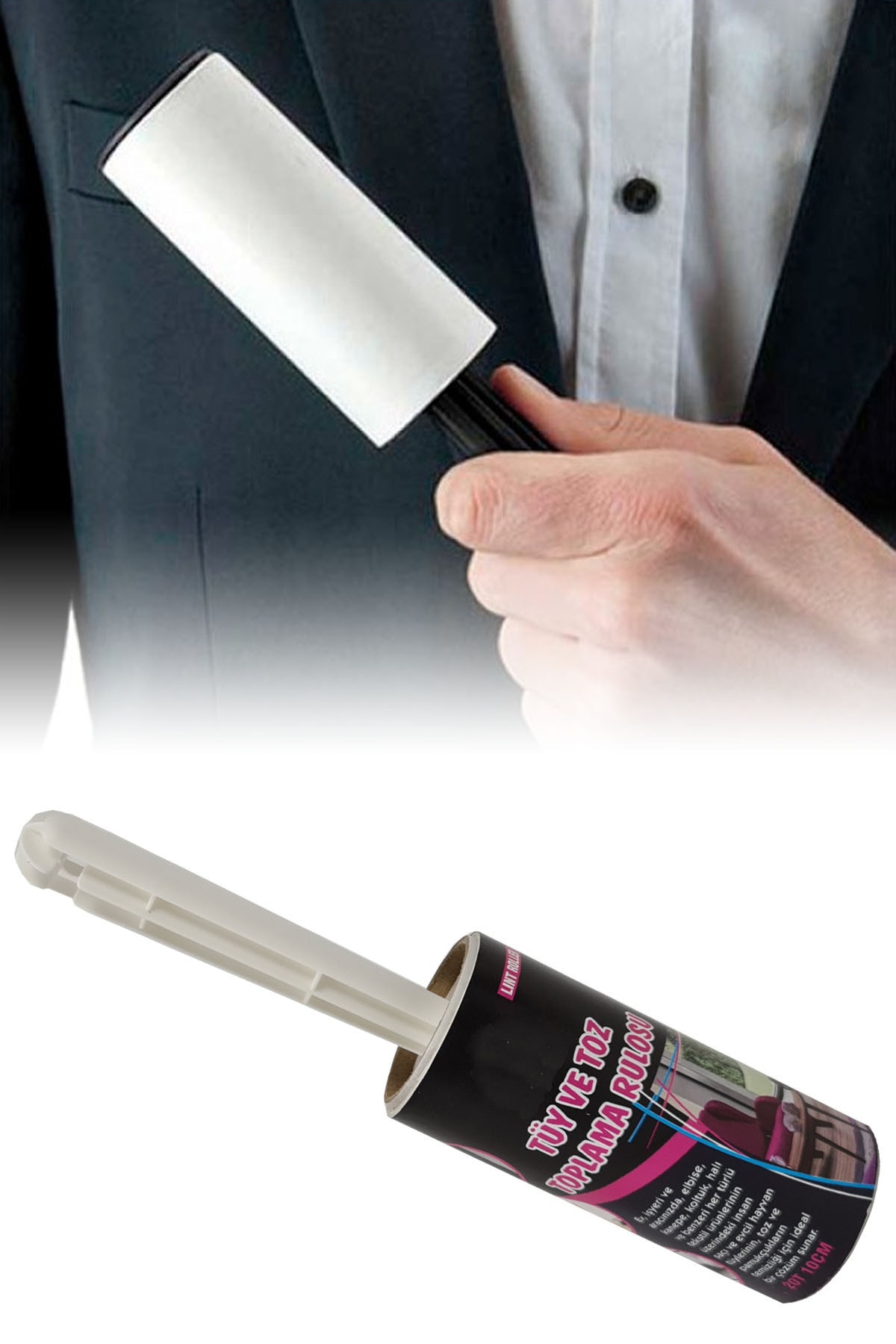 Binbirreyon-Feather Collector with Handle Feather Collection Roller 20 Sheets 10cm Da034 1