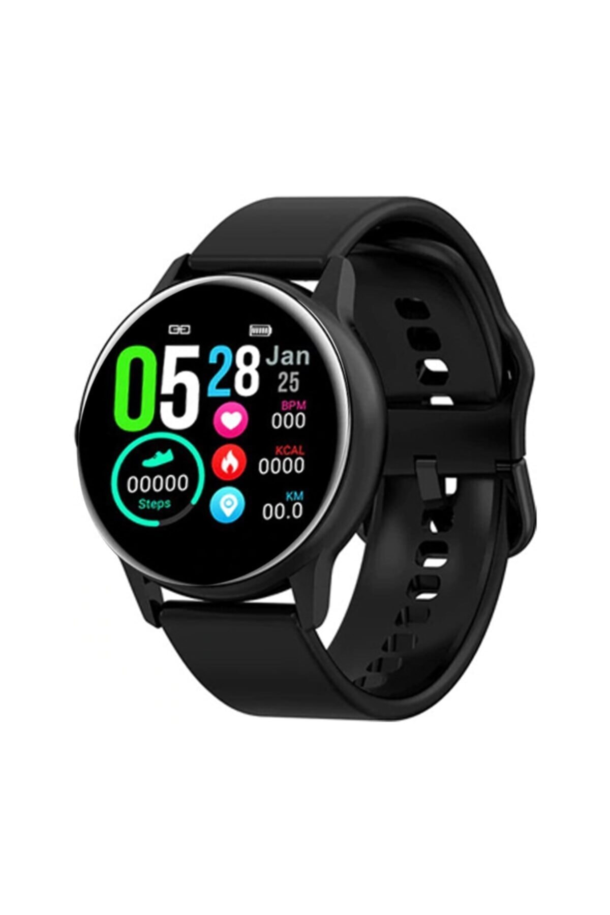 Welar Smart Wl02 Smart Watch Black Akıllı Unisex Kol Saati
