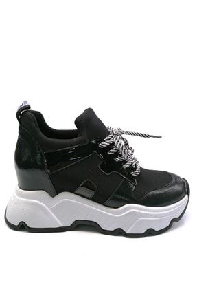 Kadın Siyah Gizli Dolgu Sneaker YN-M2000