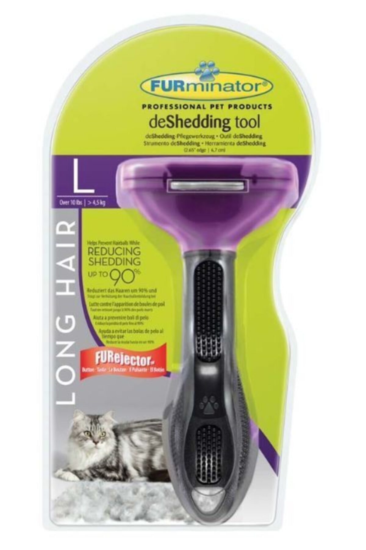 Petprety Furminatör Large Uzun Tüylü Kedi Tarağı