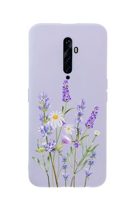Oppo Reno 2z Lavender Premium Silikonlu Lila Telefon Kılıfı MCOPR2ZLLVN